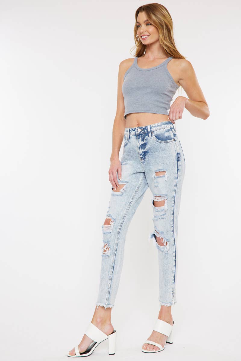 KanCan High Rise Mom Jeans