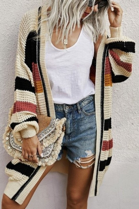 Striped Cardigan