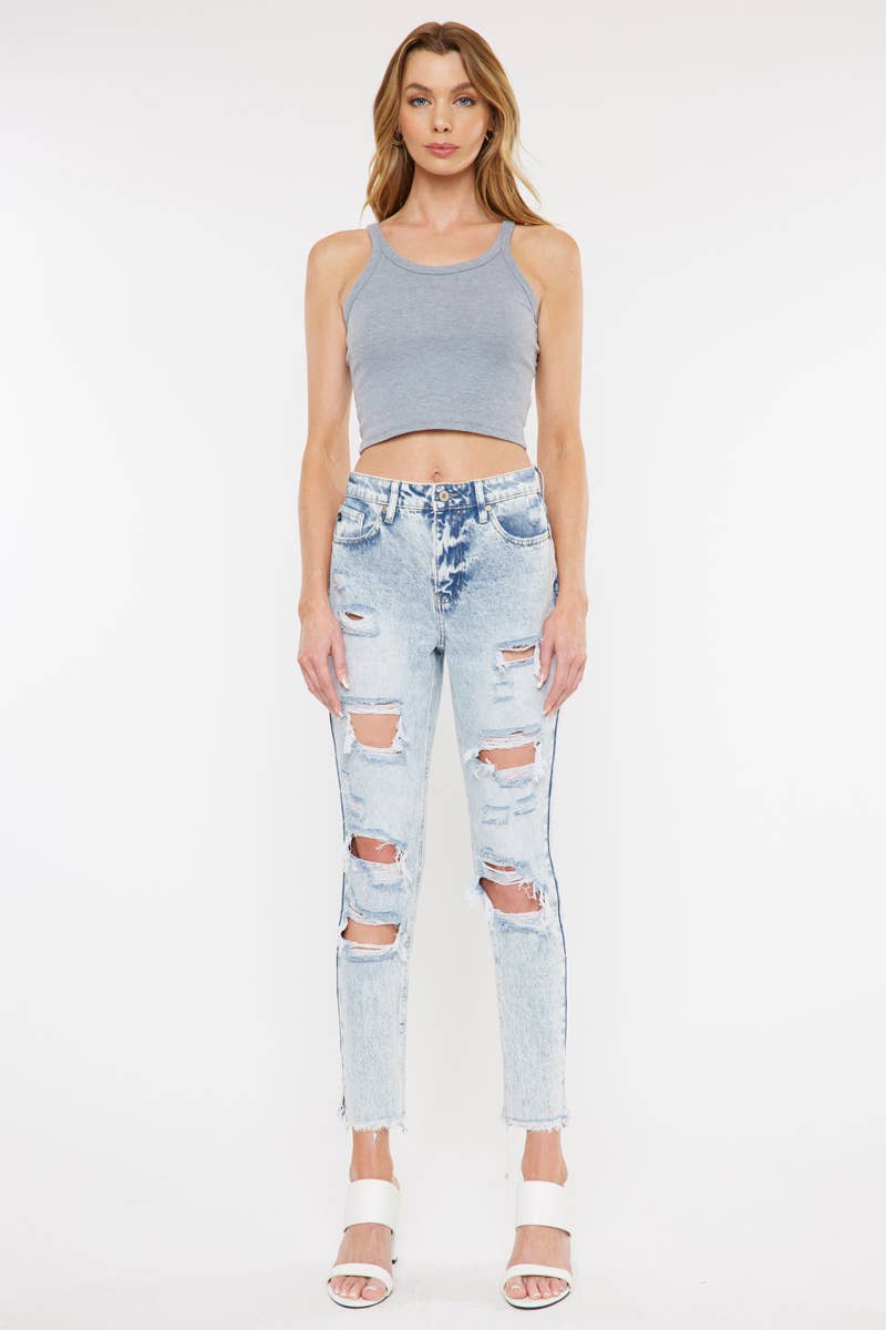 KanCan High Rise Mom Jeans