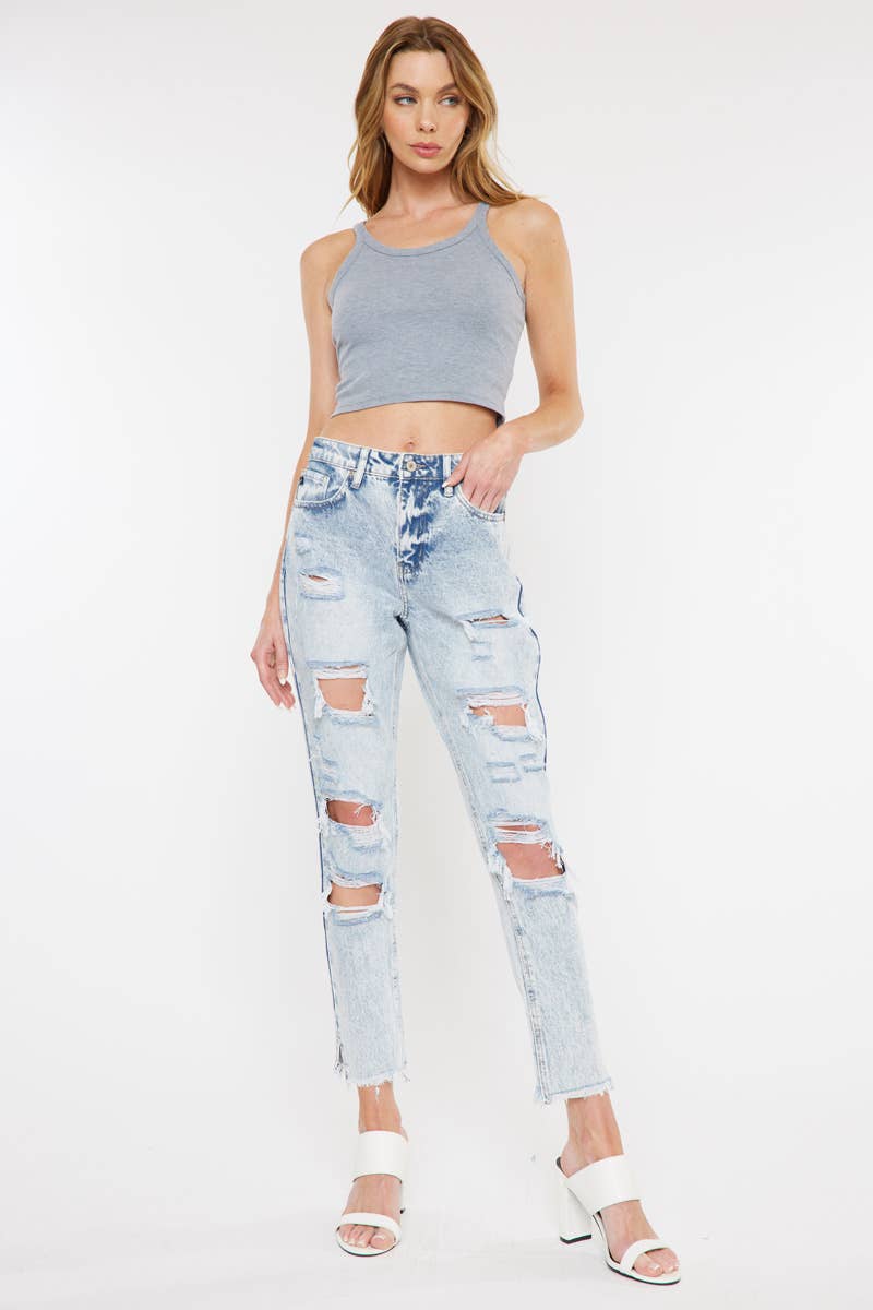 KanCan High Rise Mom Jeans